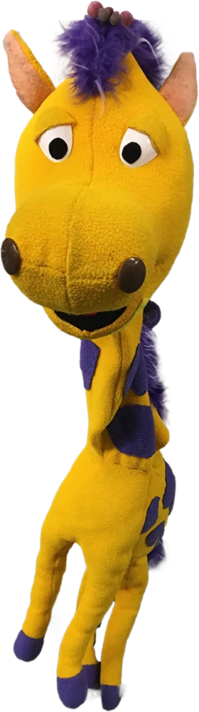 Giraffe puppet